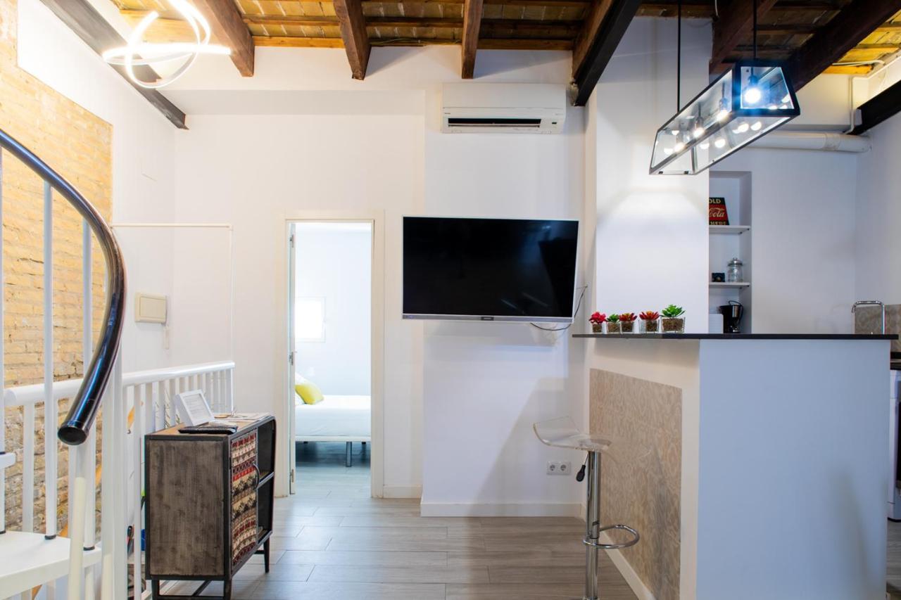 Florit Flats - Cabanyal 3 Bedroom Wifi Ac Terrace Beach Penthouse Valencia Luaran gambar