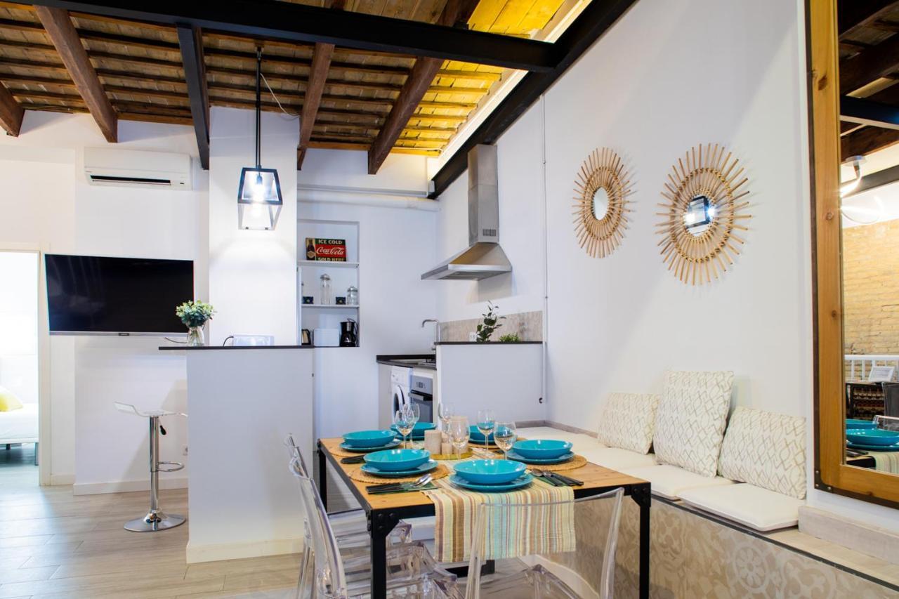 Florit Flats - Cabanyal 3 Bedroom Wifi Ac Terrace Beach Penthouse Valencia Luaran gambar