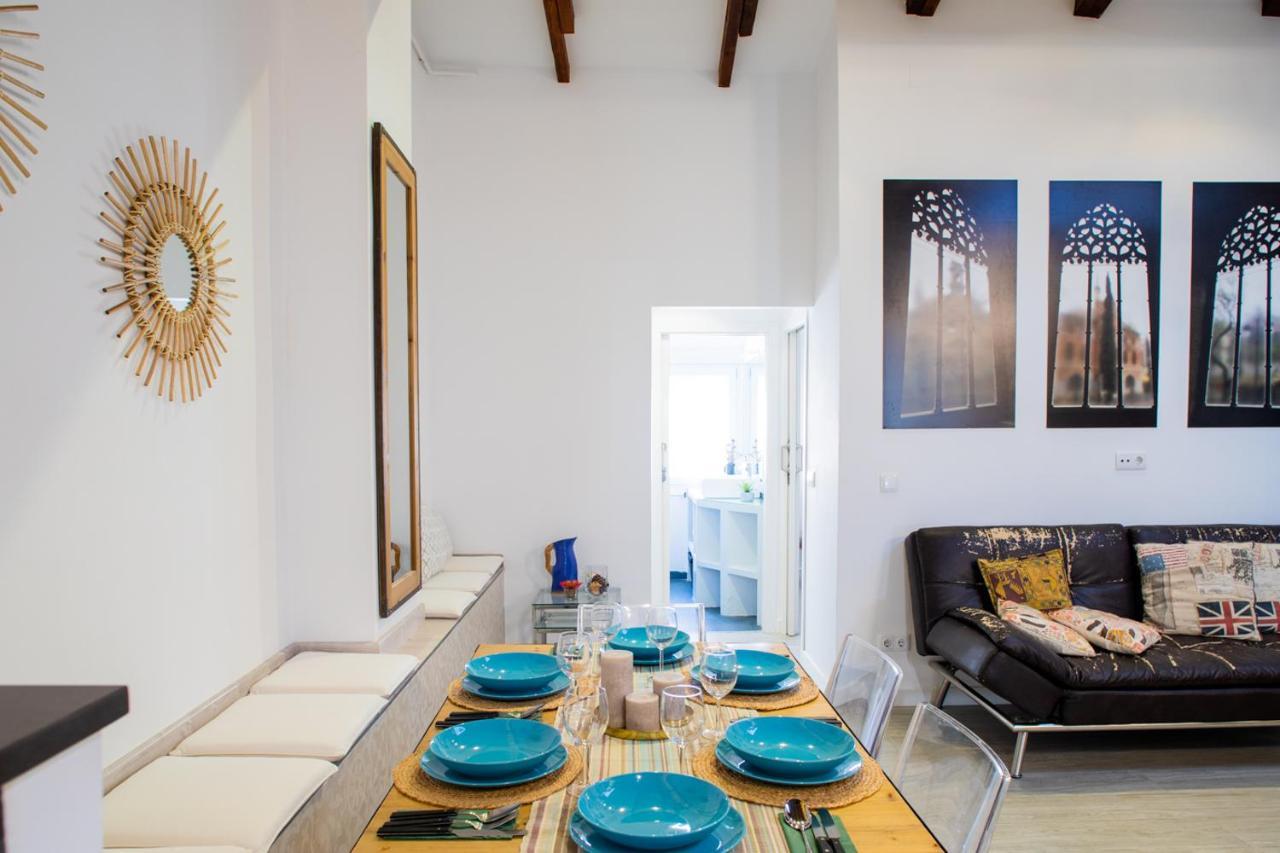 Florit Flats - Cabanyal 3 Bedroom Wifi Ac Terrace Beach Penthouse Valencia Luaran gambar