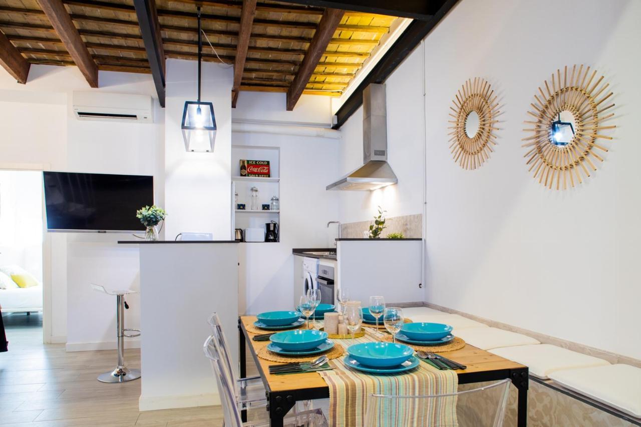 Florit Flats - Cabanyal 3 Bedroom Wifi Ac Terrace Beach Penthouse Valencia Luaran gambar